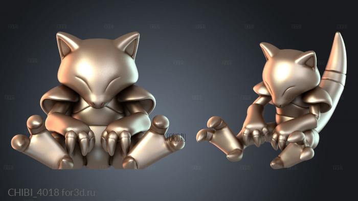 CHIBI_4018 stl model for CNC