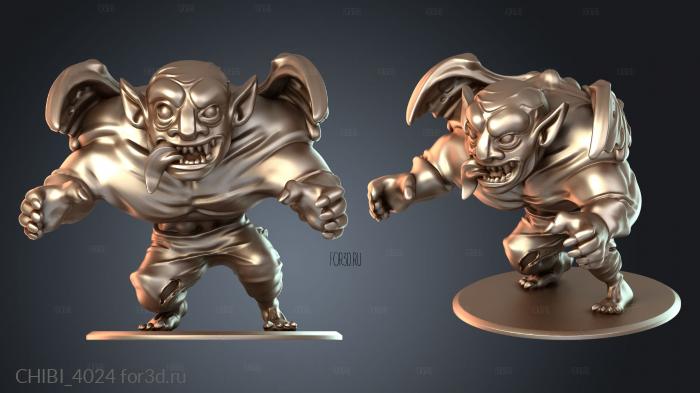 CHIBI_4024 stl model for CNC