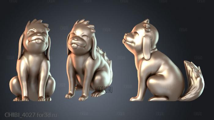 CHIBI_4027 stl model for CNC