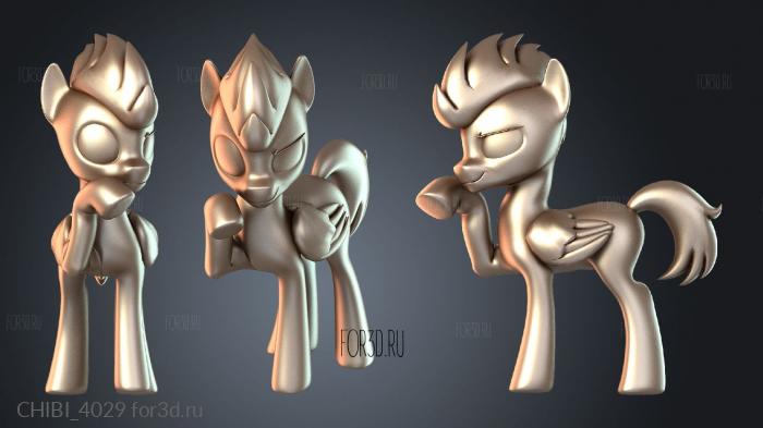 CHIBI_4029 stl model for CNC