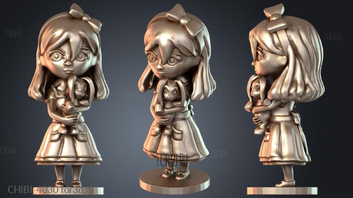 CHIBI_4030 stl model for CNC
