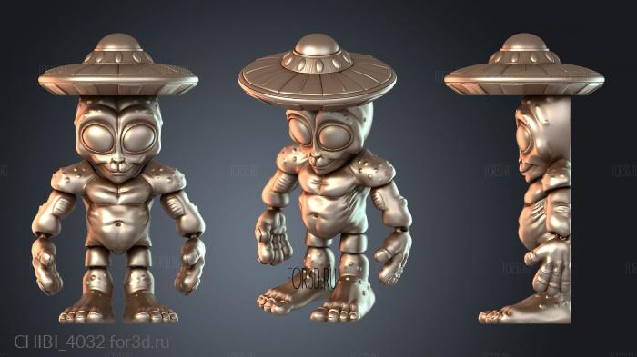 CHIBI_4032 stl model for CNC