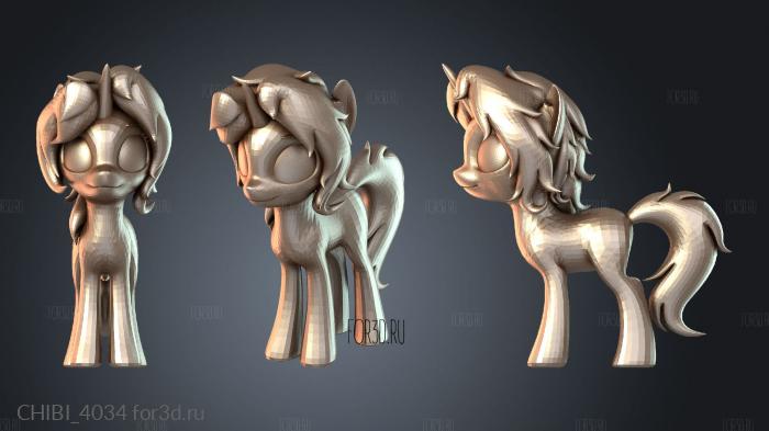 CHIBI_4034 stl model for CNC