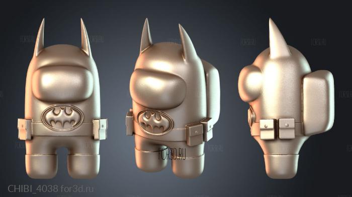 CHIBI_4038 stl model for CNC