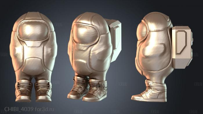 CHIBI_4039 stl model for CNC
