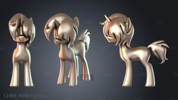 CHIBI_4048 stl model for CNC