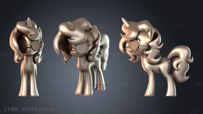 CHIBI_4054 stl model for CNC