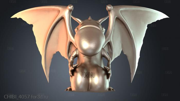 CHIBI_4057 stl model for CNC