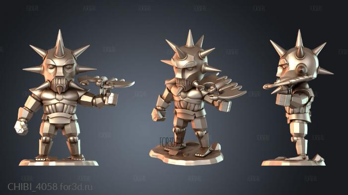 CHIBI_4058 stl model for CNC