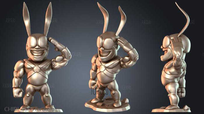 CHIBI_4063 stl model for CNC