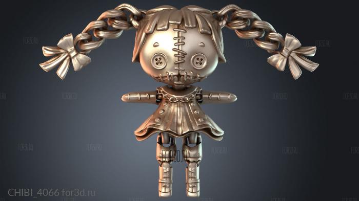 CHIBI_4066 stl model for CNC