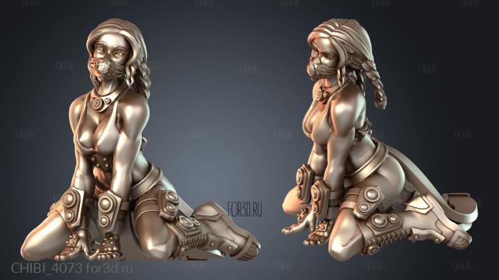 CHIBI_4073 stl model for CNC