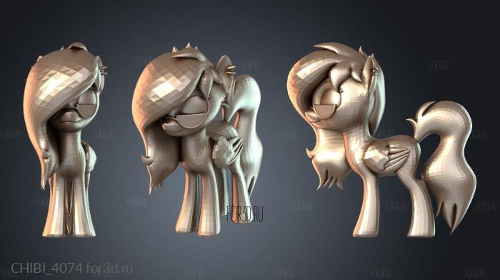 CHIBI_4074 stl model for CNC