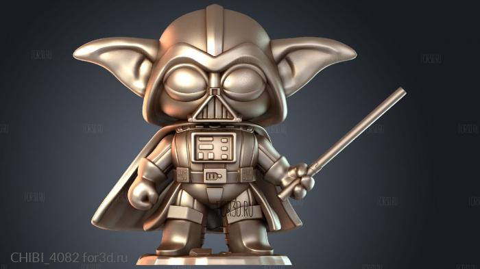 CHIBI_4082 stl model for CNC