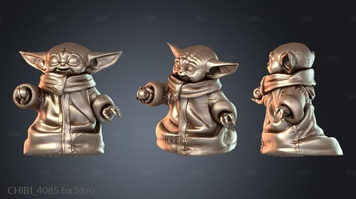 CHIBI_4085 stl model for CNC