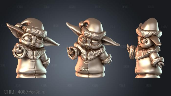 CHIBI_4087 stl model for CNC