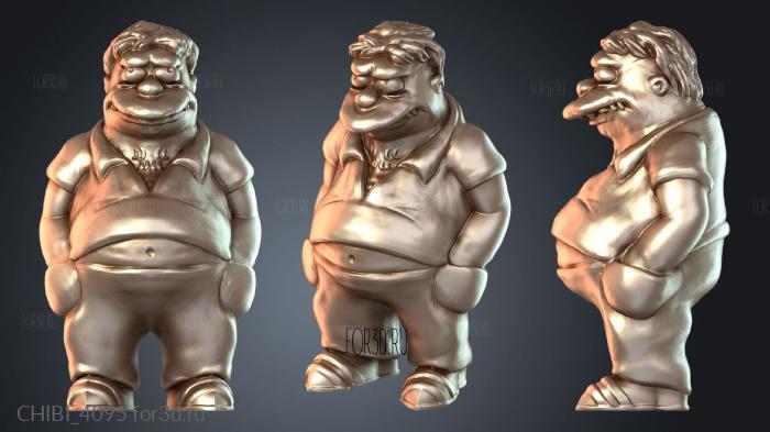 CHIBI_4095 stl model for CNC