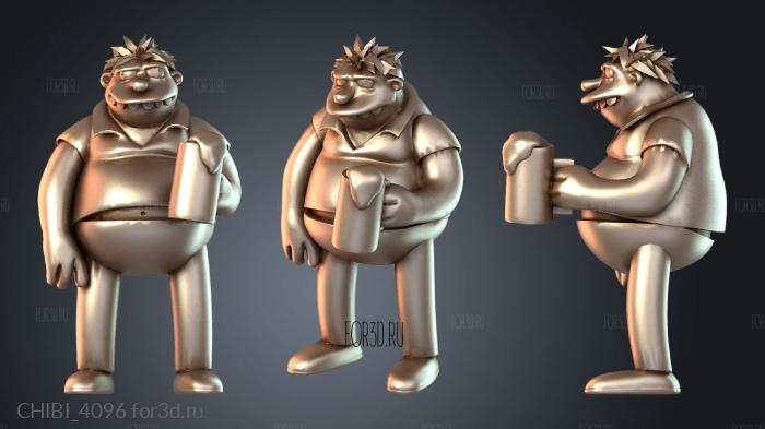 CHIBI_4096 stl model for CNC