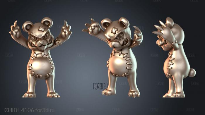 CHIBI_4106 stl model for CNC