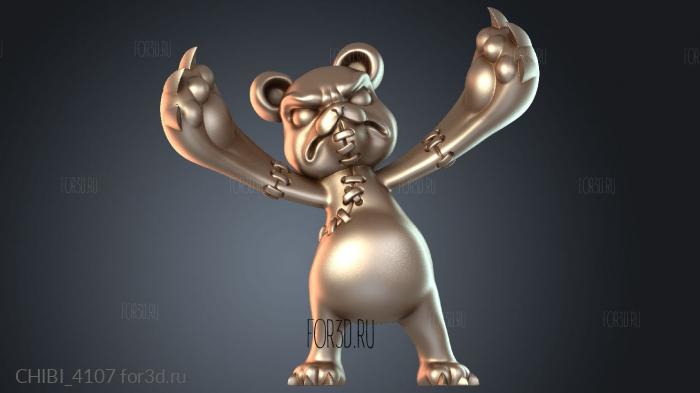 CHIBI_4107 stl model for CNC