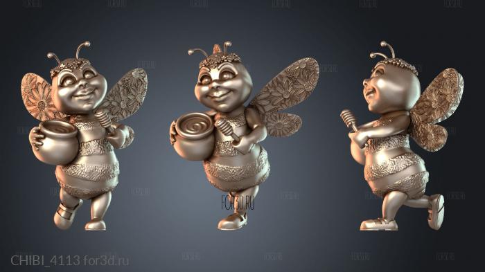 CHIBI_4113 stl model for CNC
