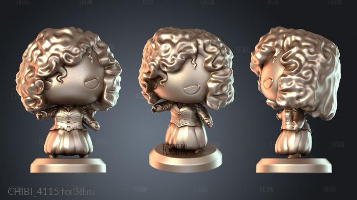 CHIBI_4115 stl model for CNC