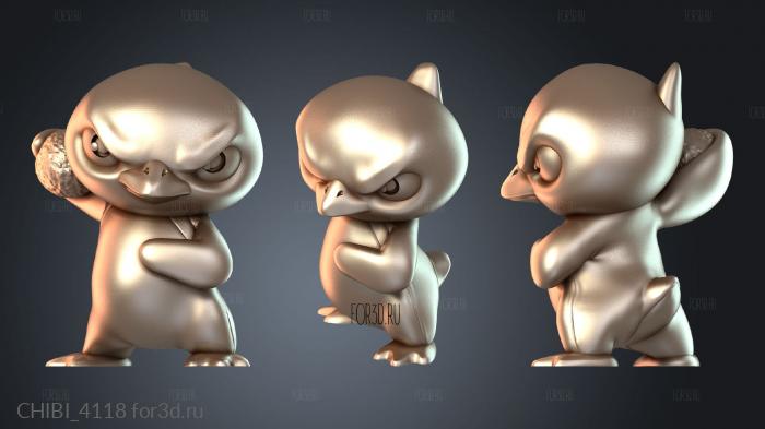 CHIBI_4118 stl model for CNC