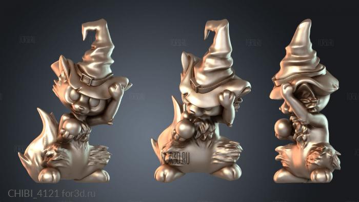 CHIBI_4121 stl model for CNC