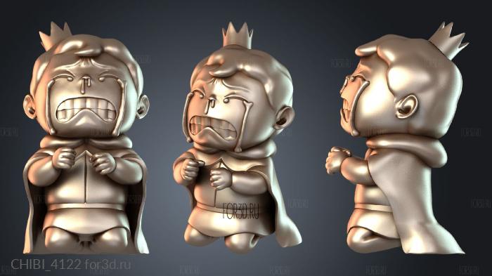 CHIBI_4122 stl model for CNC