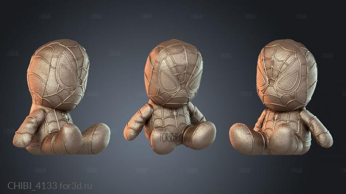 CHIBI_4133 stl model for CNC