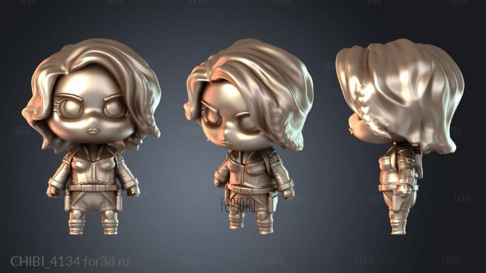 CHIBI_4134 stl model for CNC
