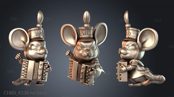 CHIBI_4138 stl model for CNC