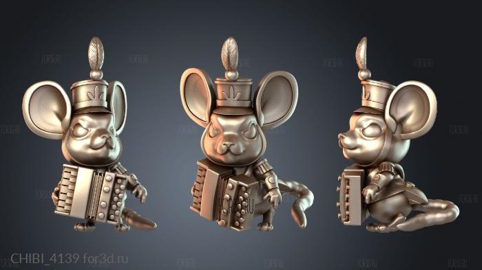 CHIBI_4139 stl model for CNC
