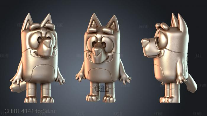CHIBI_4141 stl model for CNC