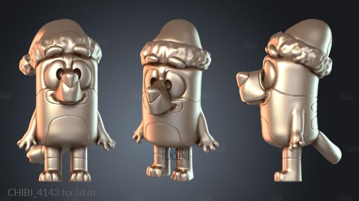 CHIBI_4143 stl model for CNC