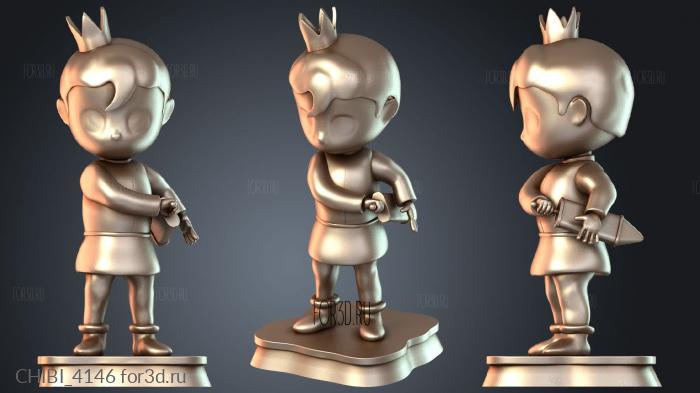 CHIBI_4146 stl model for CNC