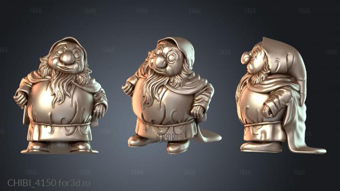 CHIBI_4150 stl model for CNC