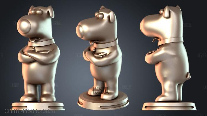 CHIBI_4158 stl model for CNC