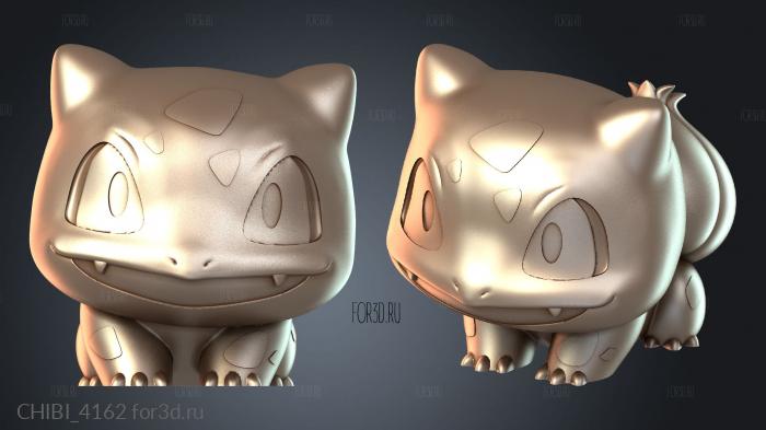 CHIBI_4162 stl model for CNC