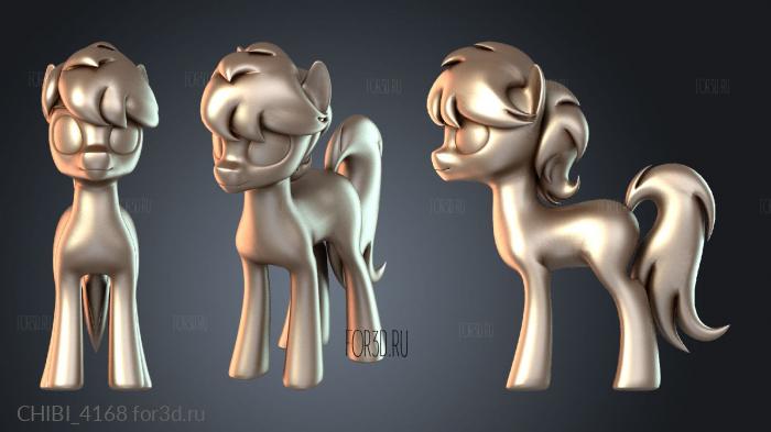 CHIBI_4168 stl model for CNC
