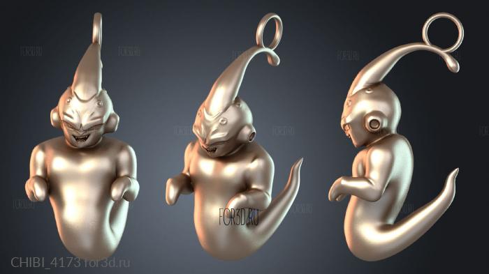 CHIBI_4173 stl model for CNC