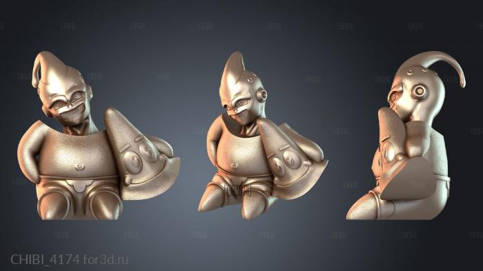 CHIBI_4174 stl model for CNC