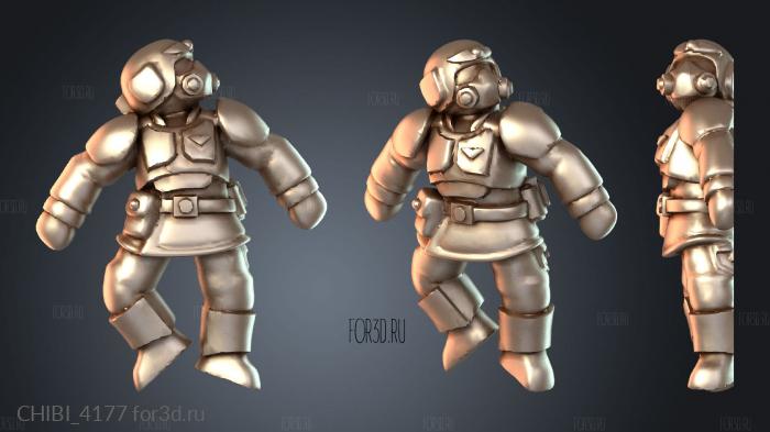 CHIBI_4177 stl model for CNC