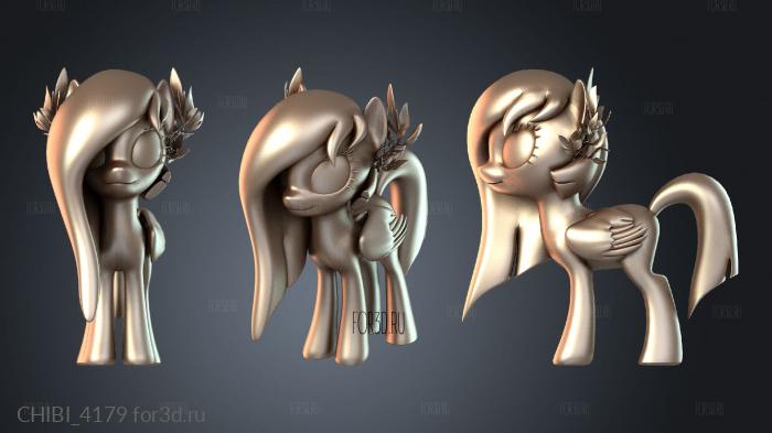 CHIBI_4179 stl model for CNC