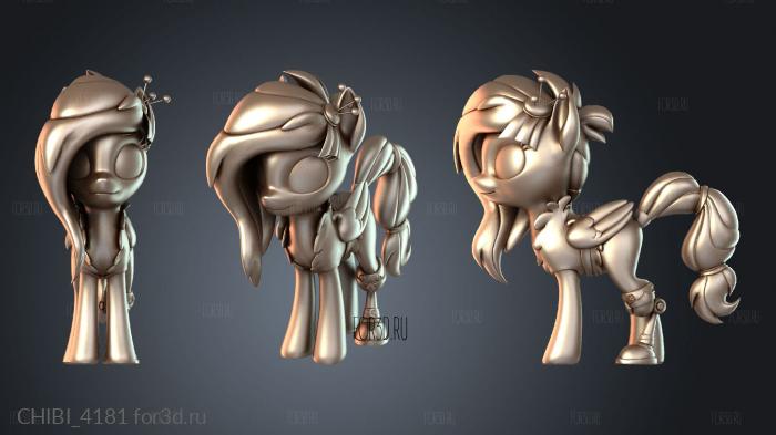 CHIBI_4181 stl model for CNC