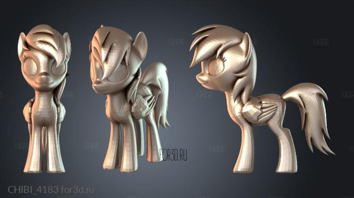CHIBI_4183 stl model for CNC