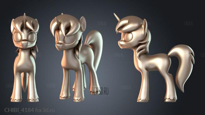 CHIBI_4184 stl model for CNC