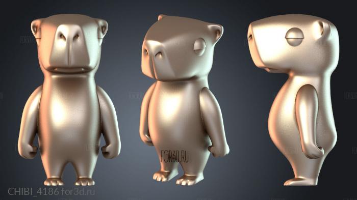 CHIBI_4186 stl model for CNC