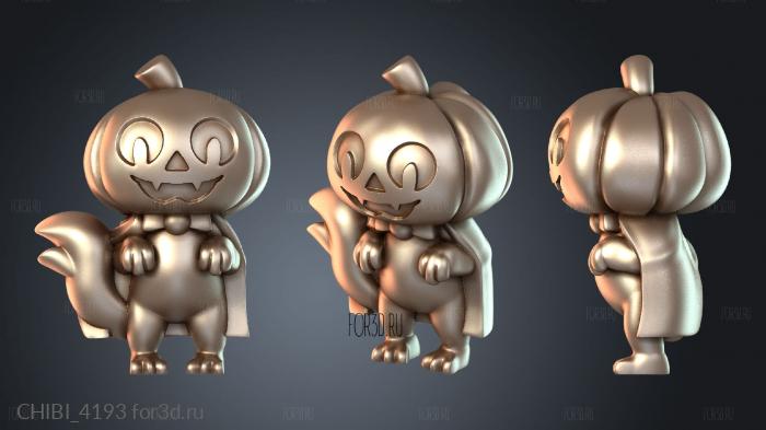CHIBI_4193 stl model for CNC