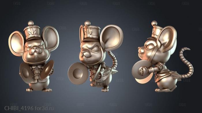 CHIBI_4196 stl model for CNC